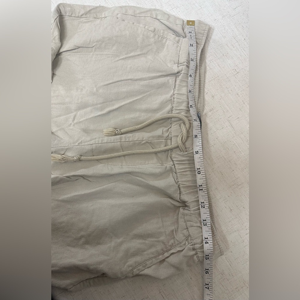 ASOS Tan Bermudas Relaxed Fit Cotton Blend 🤍🤍 - Picture 5 of 11